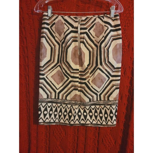 Loft Geometric Tribal Pencil Skirt - Picture 3 of 6